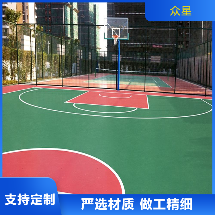 绥化市塑胶跑道篮球场硅PU - 哪里好